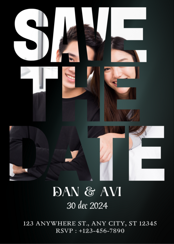 save the date cards for wedding