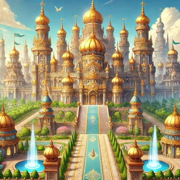 Ornate Fantasy Palace Scene
