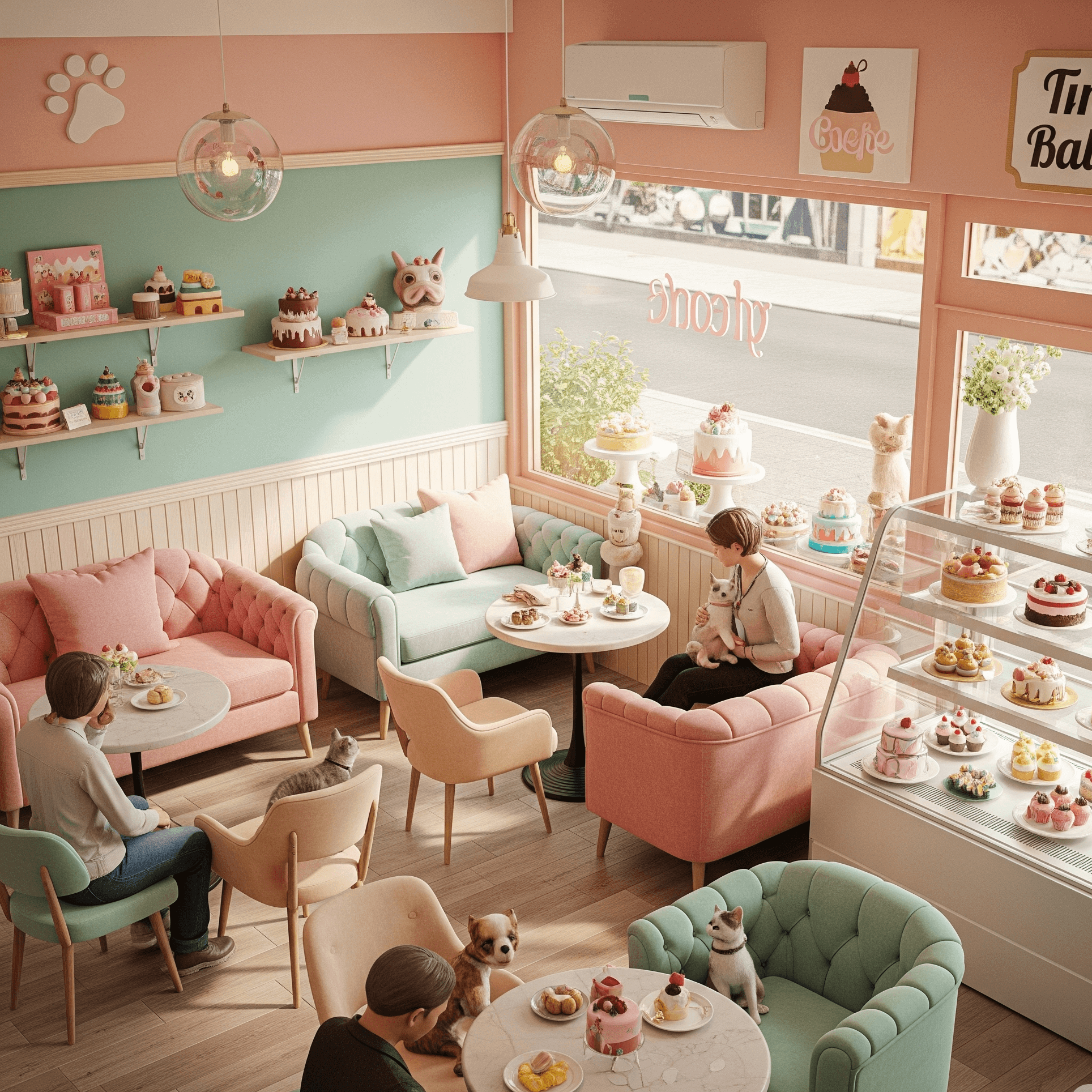 pet friendly cafe design